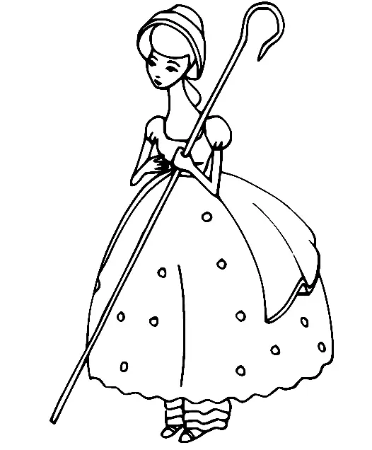 Bo Peep Coloring Pages 20