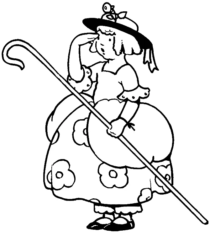 Bo Peep Coloring Pages 24