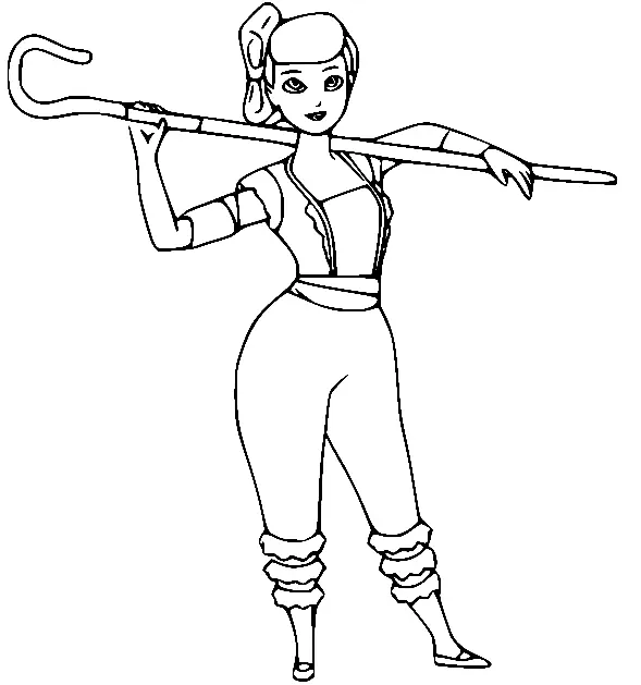Bo Peep Coloring Pages 8