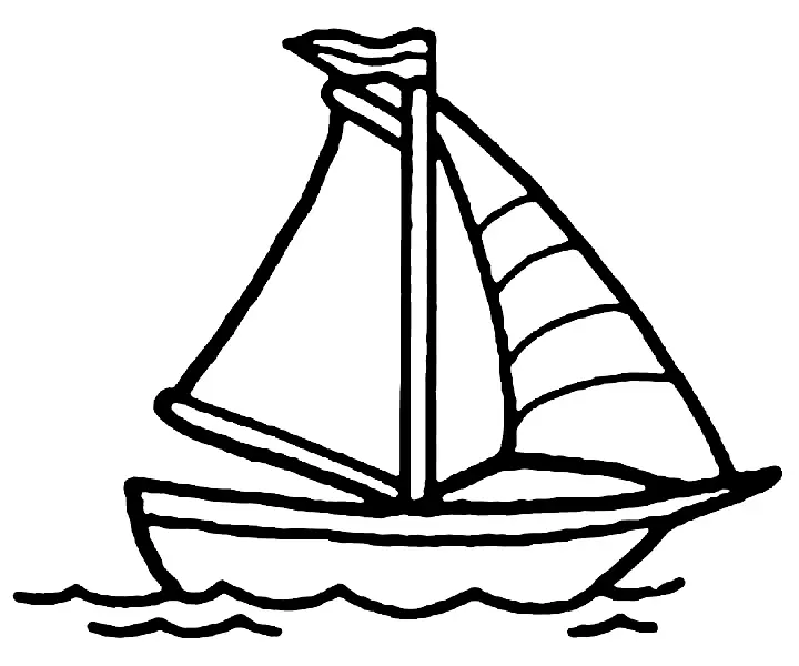 Boat Coloring Pages 15