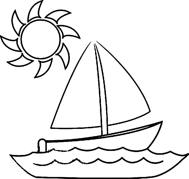 Boat Coloring Pages 19