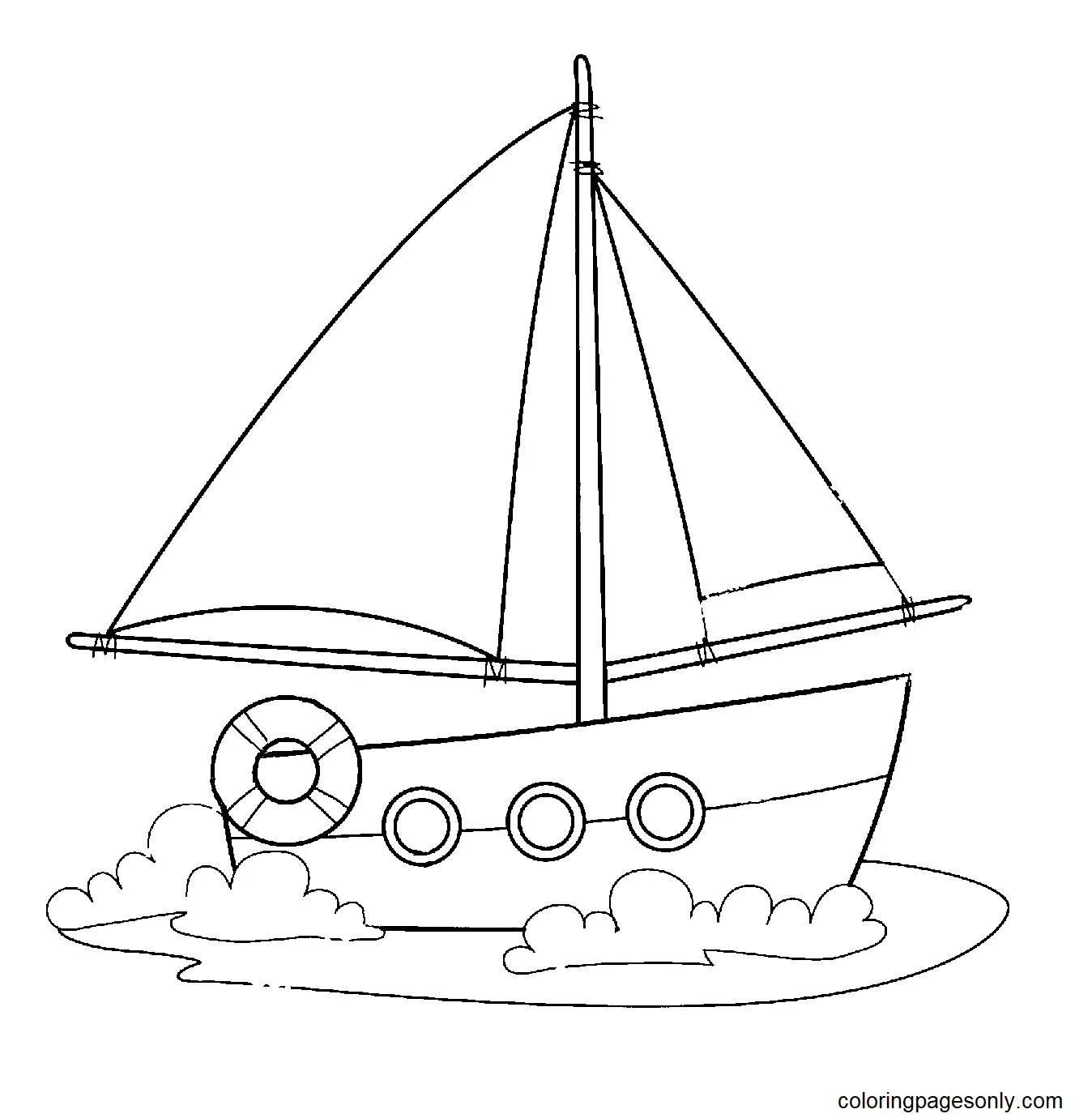 Boat Coloring Pages 20