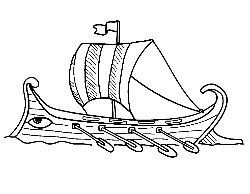 Boat Coloring Pages 24