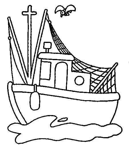 Boat Coloring Pages 27