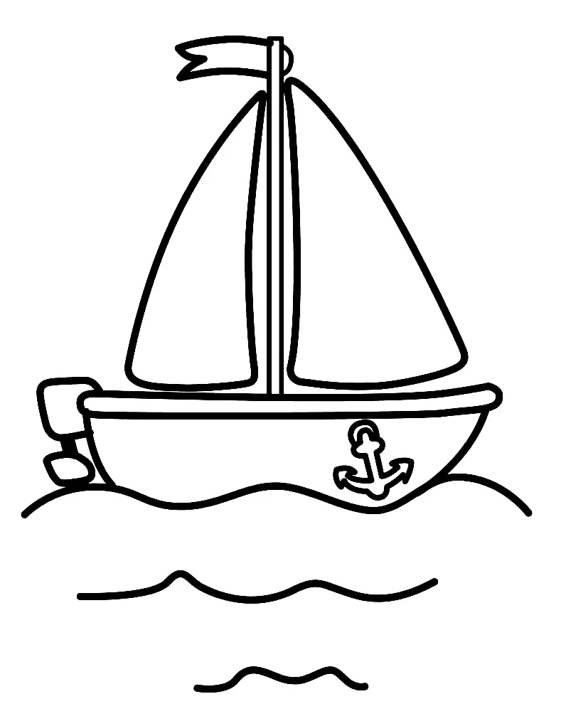 Boat Coloring Pages 28