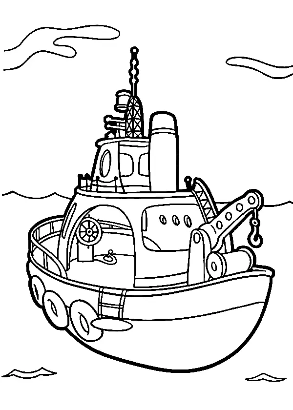 Boat Coloring Pages 30