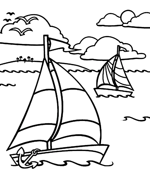 Boat Coloring Pages 32