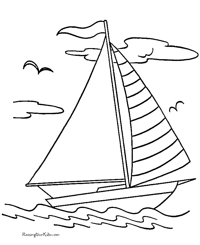 Boat Coloring Pages 33