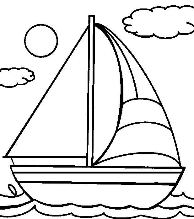 Boat Coloring Pages 35