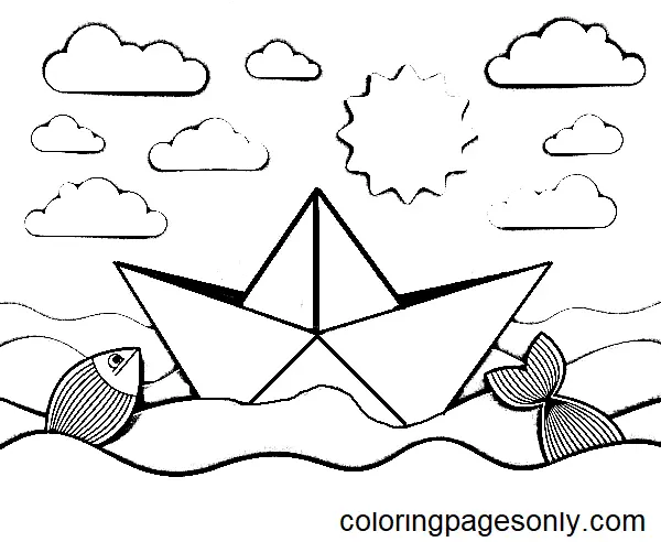Boat Coloring Pages 36
