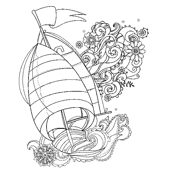 Boat Coloring Pages 40