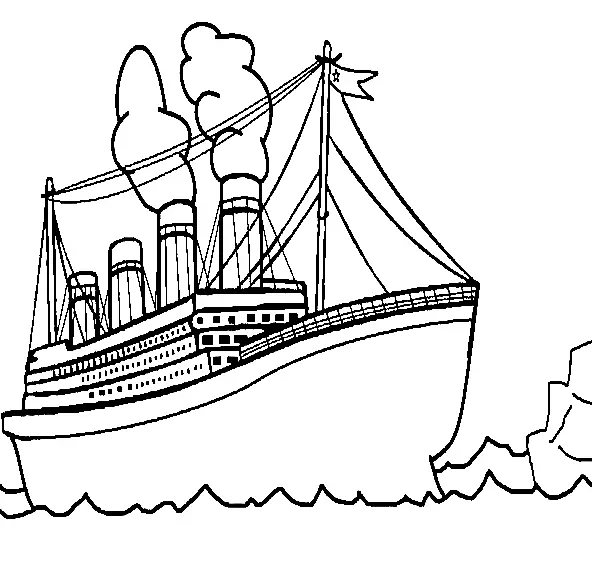 Boat Coloring Pages 8