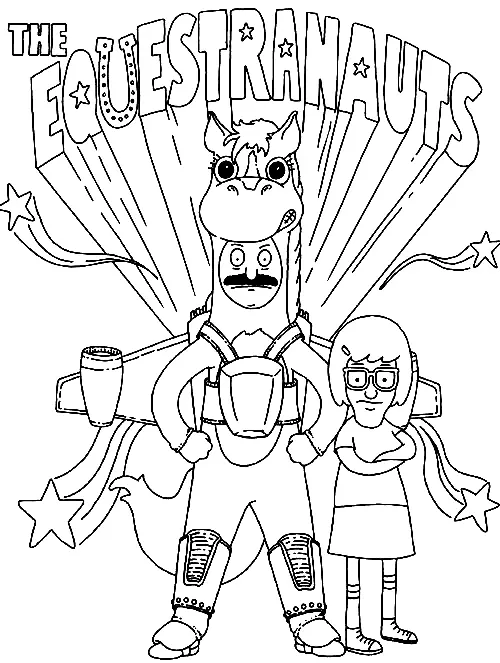 Bob's Burgers Ausmalbilder 12