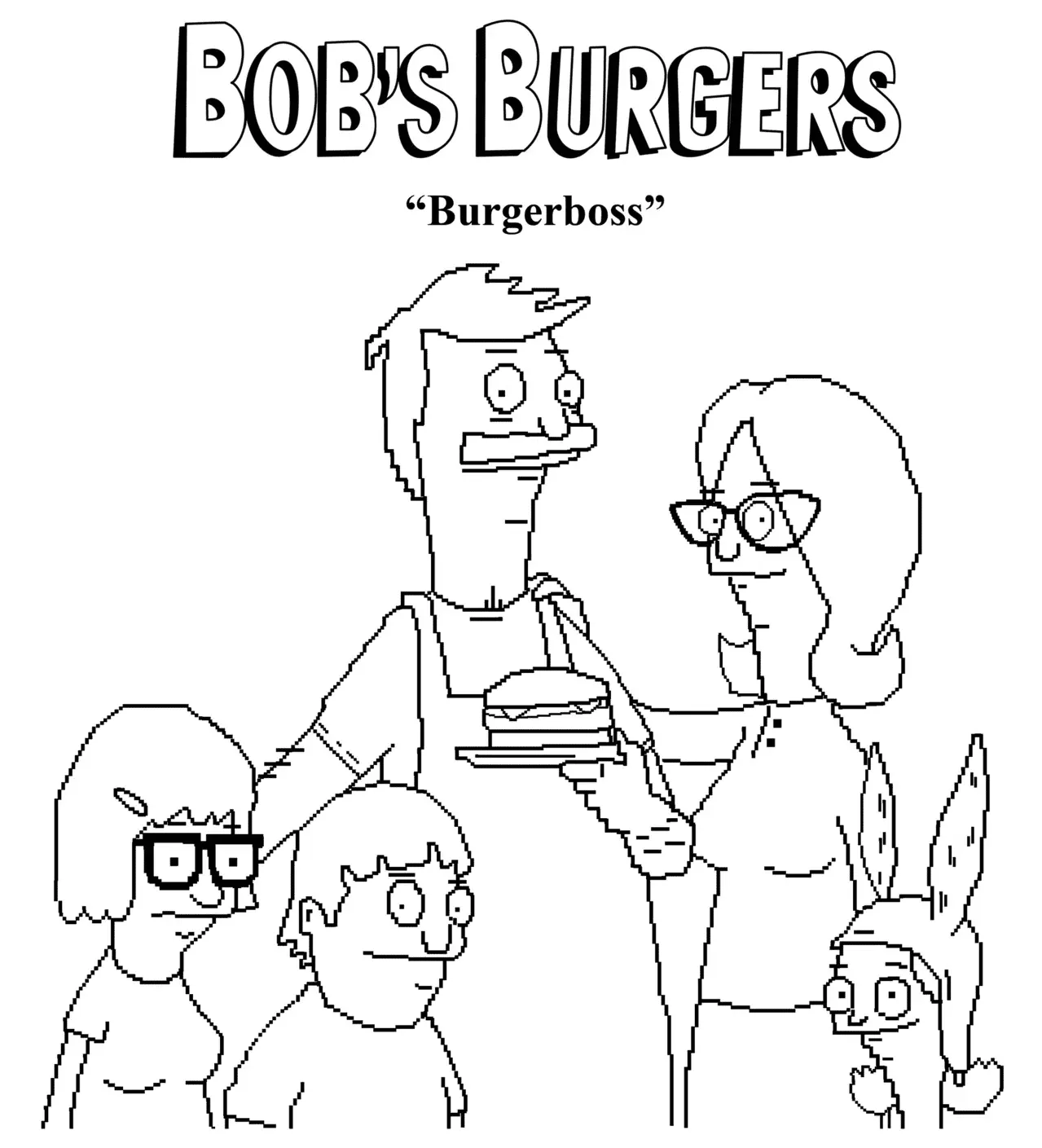 Bob's Burgers Ausmalbilder 20