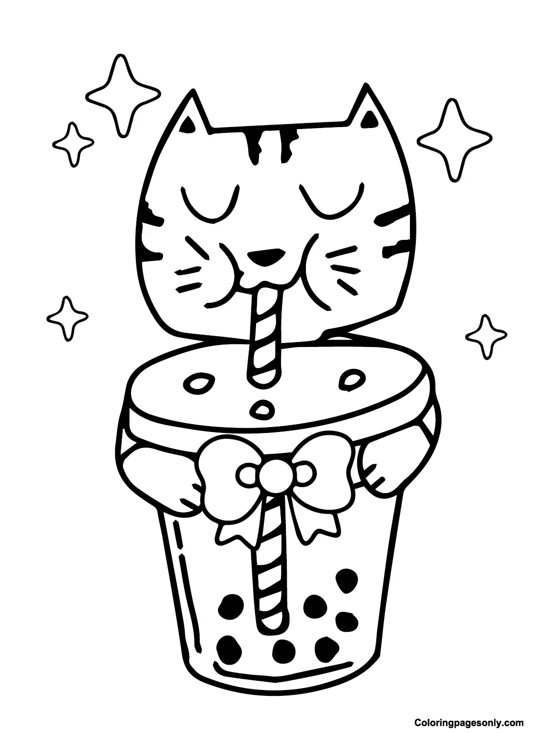Boba Tea Ausmalbilder 10
