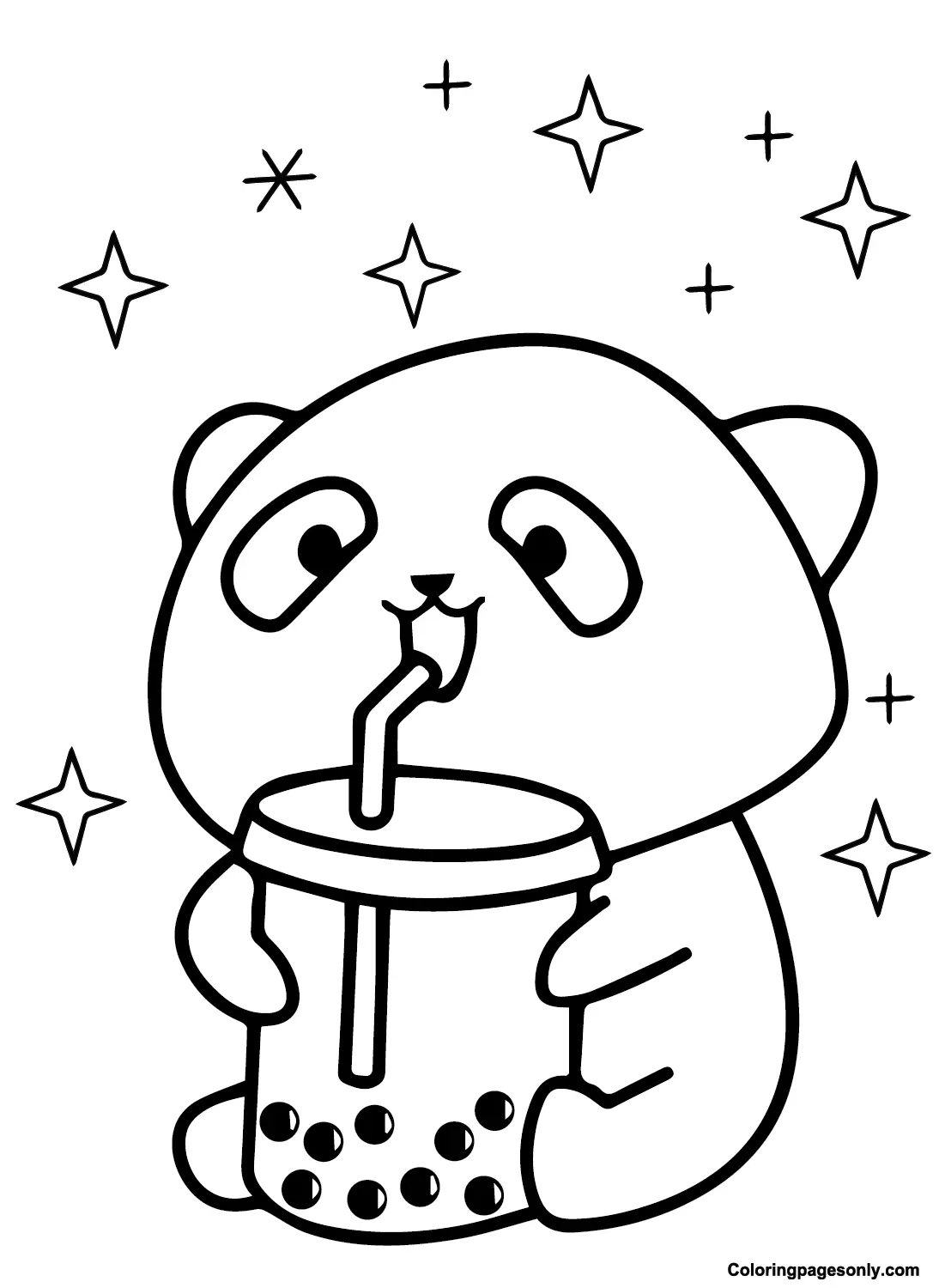 Boba Tea Ausmalbilder 12
