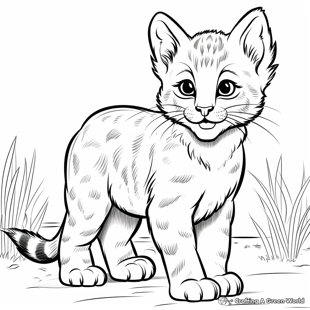 Bobcat Ausmalbilder 1