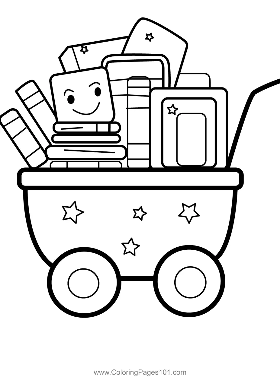 Books Coloring Pages 5
