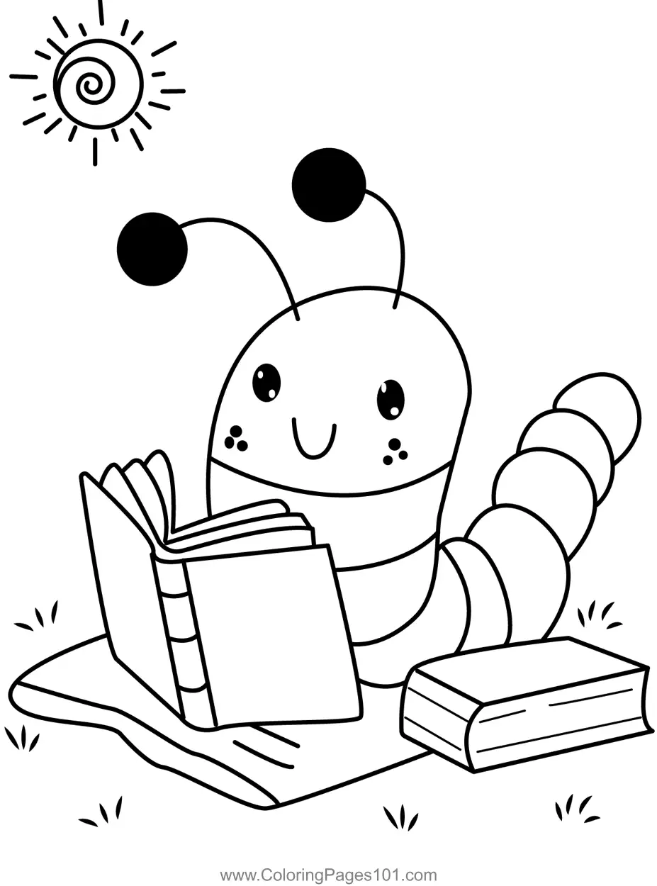 Books Coloring Pages 9