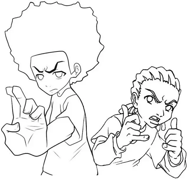 Boondocks Ausmalbilder 10