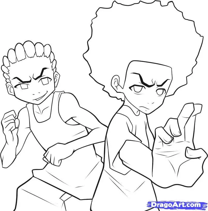 Boondocks Ausmalbilder 13