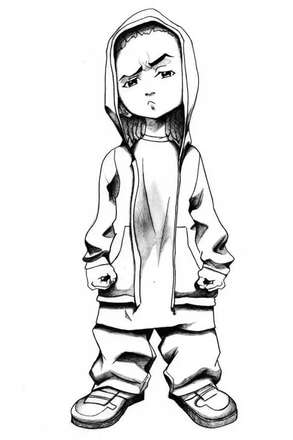Boondocks Ausmalbilder 18