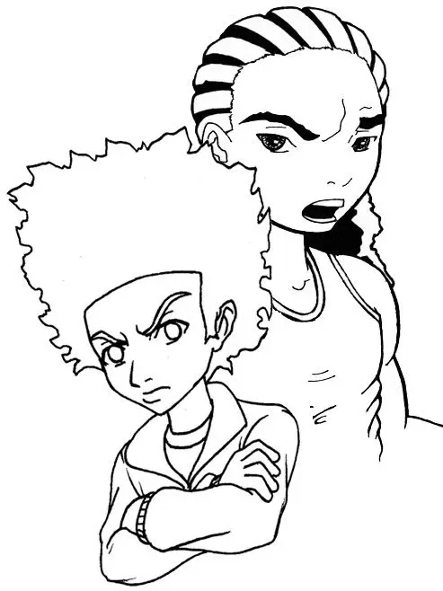Boondocks Ausmalbilder 20