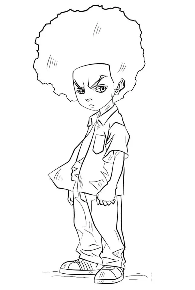Boondocks Ausmalbilder 21