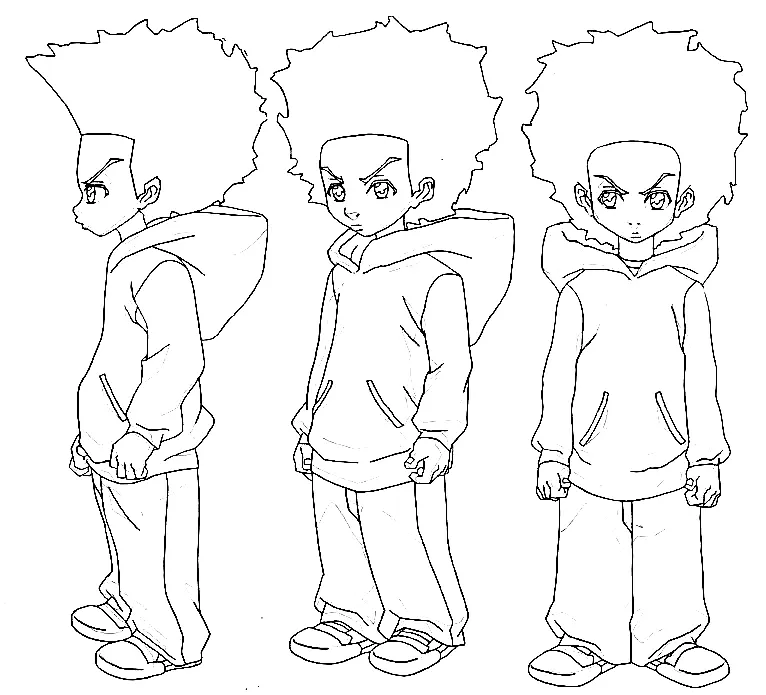 Boondocks Ausmalbilder 5