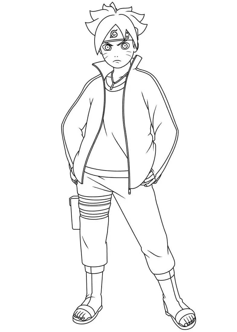 Boruto Coloring Pages 14
