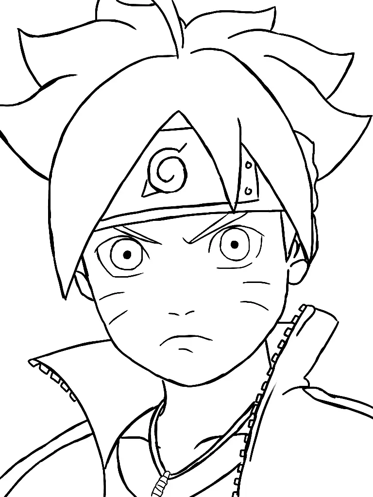 Boruto Coloring Pages 16