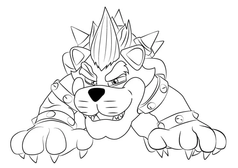 Bowser Ausmalbilder 23