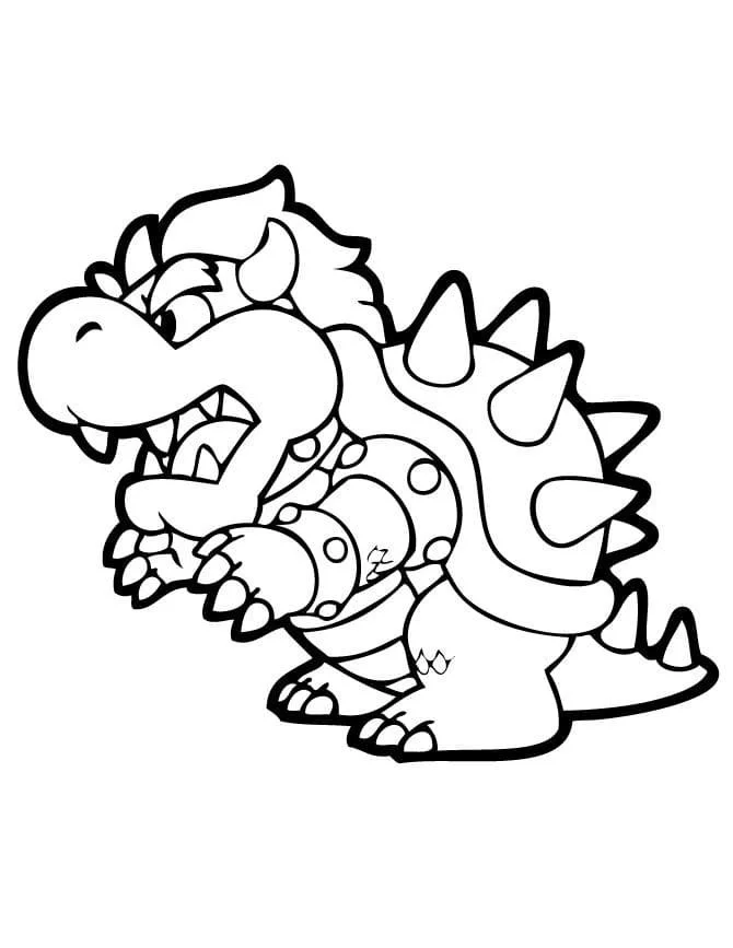 Bowser Ausmalbilder 48