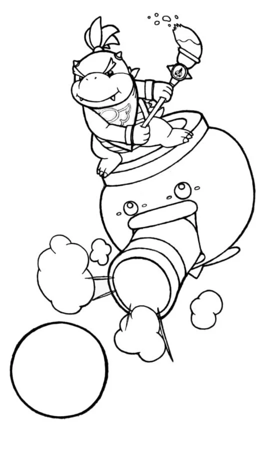 Bowser Coloring Pages 49
