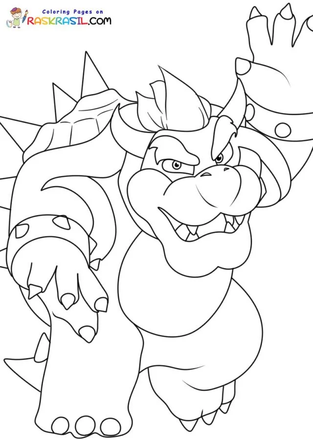 Bowser Ausmalbilder 5