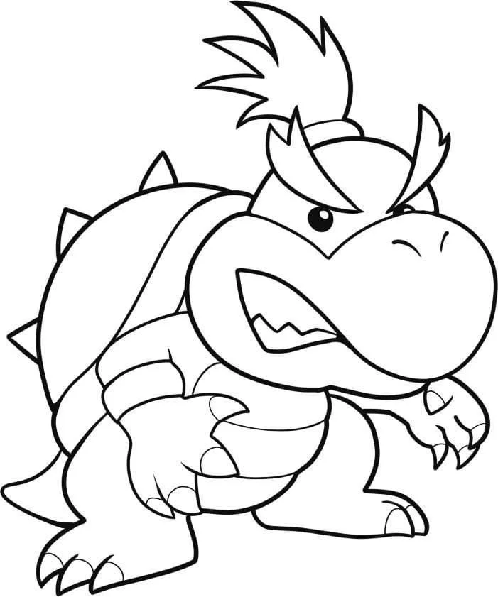 Bowser Coloring Pages 50