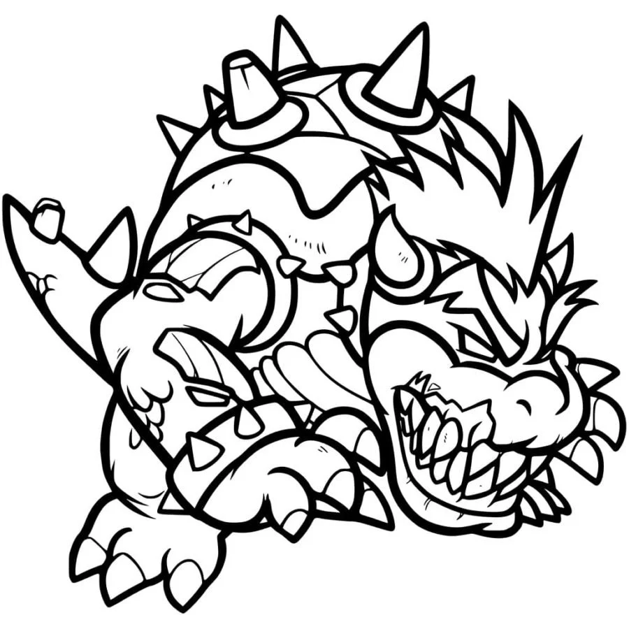 Bowser Coloring Pages 55