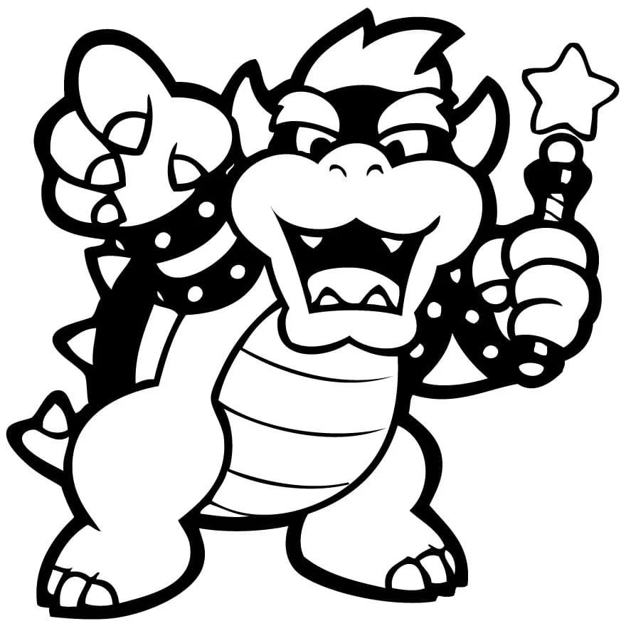Bowser Coloring Pages 56