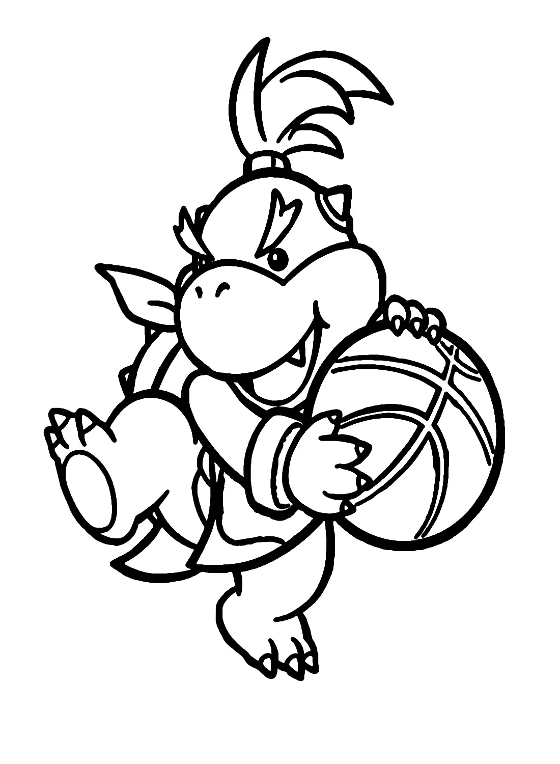 Bowser Jr Ausmalbilder 14