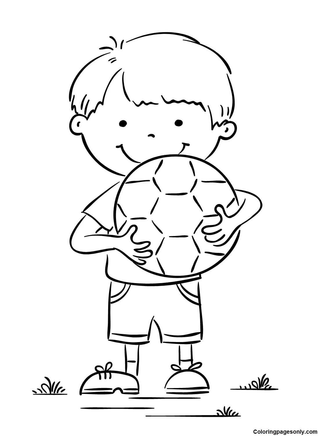 Desenhos de Menino Para Colorir