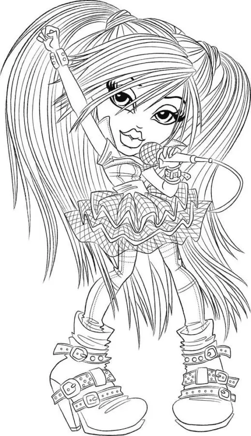 Bratz Coloring Pages 23