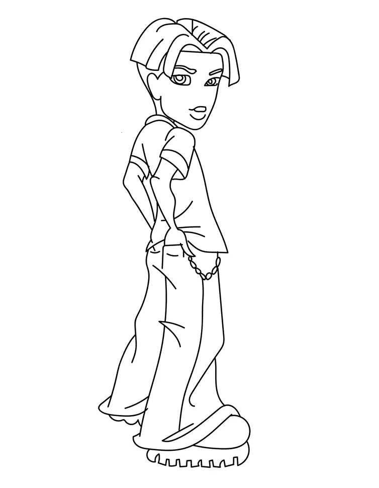 Bratz Coloring Pages 27