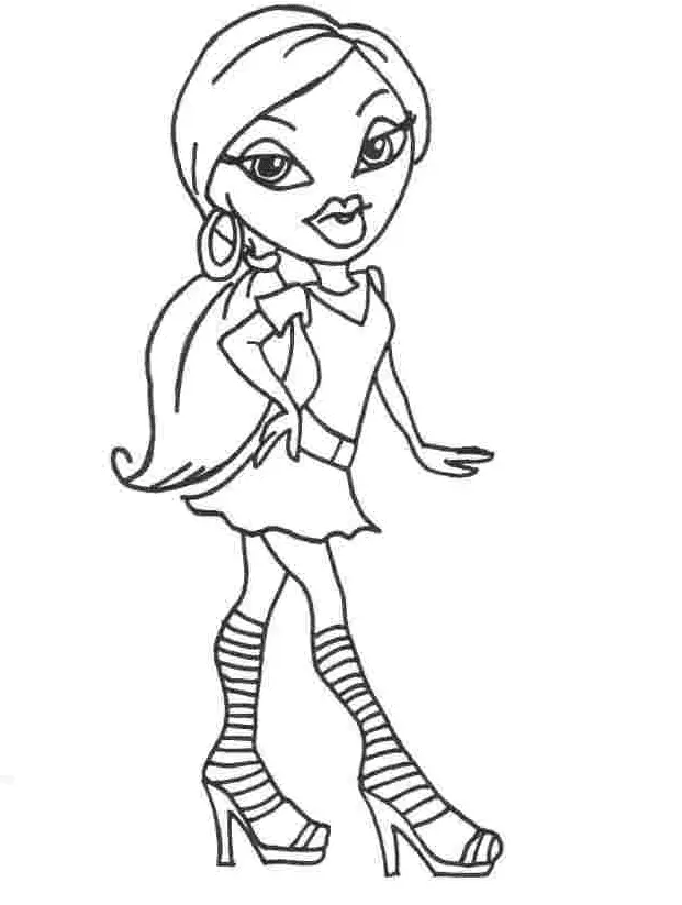 Bratz Coloring Pages 32