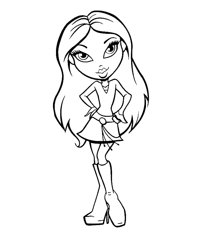 Bratz Coloring Pages 38