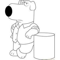 Brian Griffin para Colorear 11