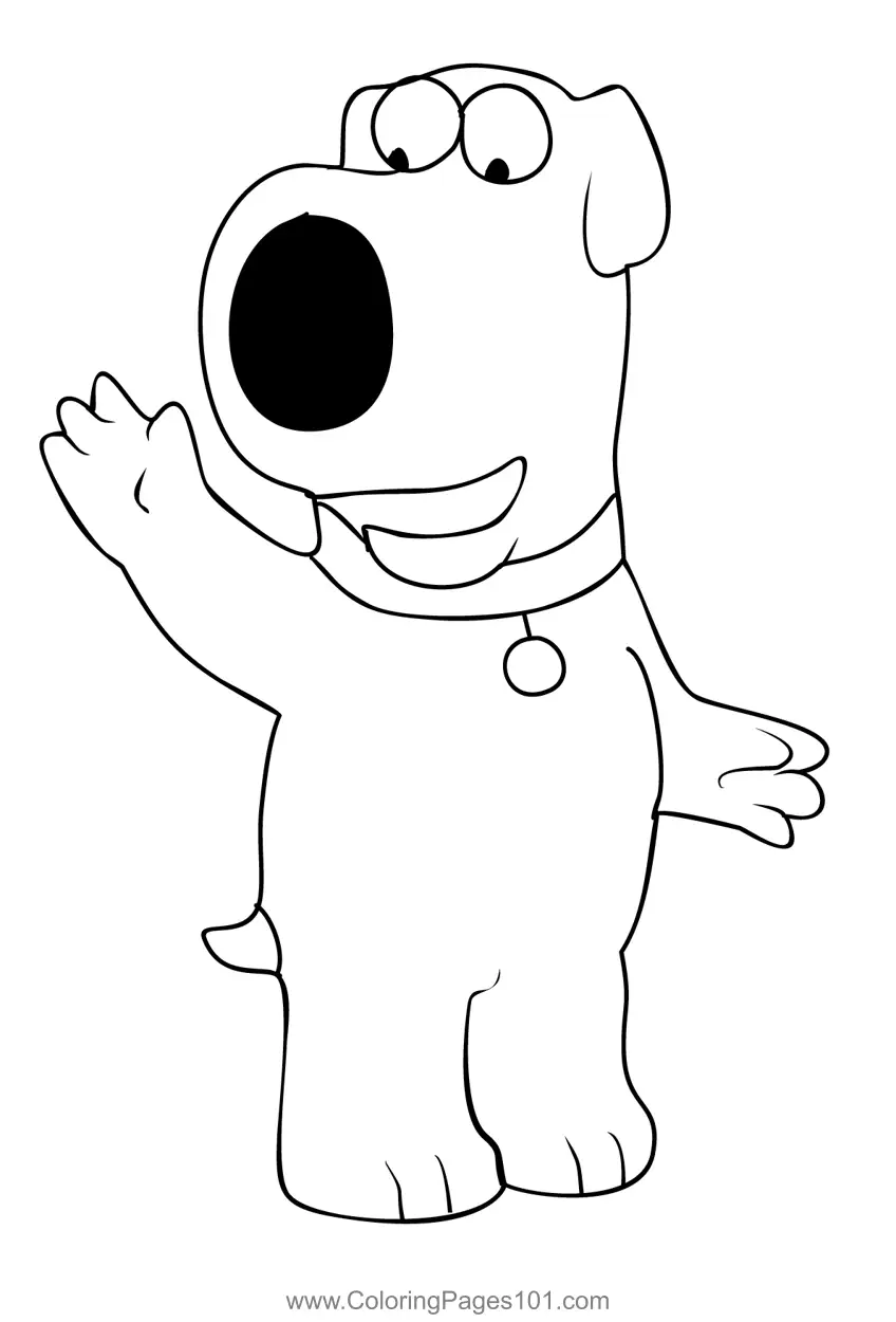 Brian Griffin para Colorear 3