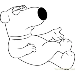 Brian Griffin para Colorear 4