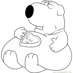 Brian Griffin para Colorear 6