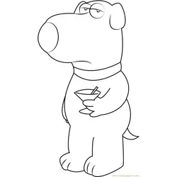 Brian Griffin para Colorear 8