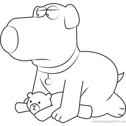 Brian Griffin para Colorear 9